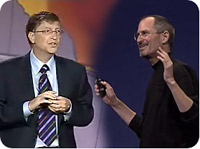 Bill Gates and Steve Jobs