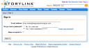 StoryLink Login Page