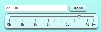 Smart Estimate / Duration Slider in Flex