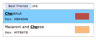 flex  autocomplete component